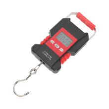 Bilancia digitale per bagagli e viaggi, capacità 110 lb, schermo LCD retroilluminato, ricarica USB, con nastro