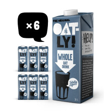 Oatly Whole Oat Drink 1 Litre (Pack of 6)