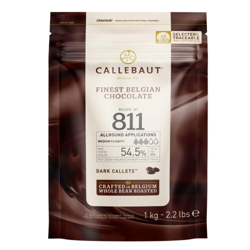 Callebaut Callebaut Select 811 Dark Chocolate Callets 1 kg