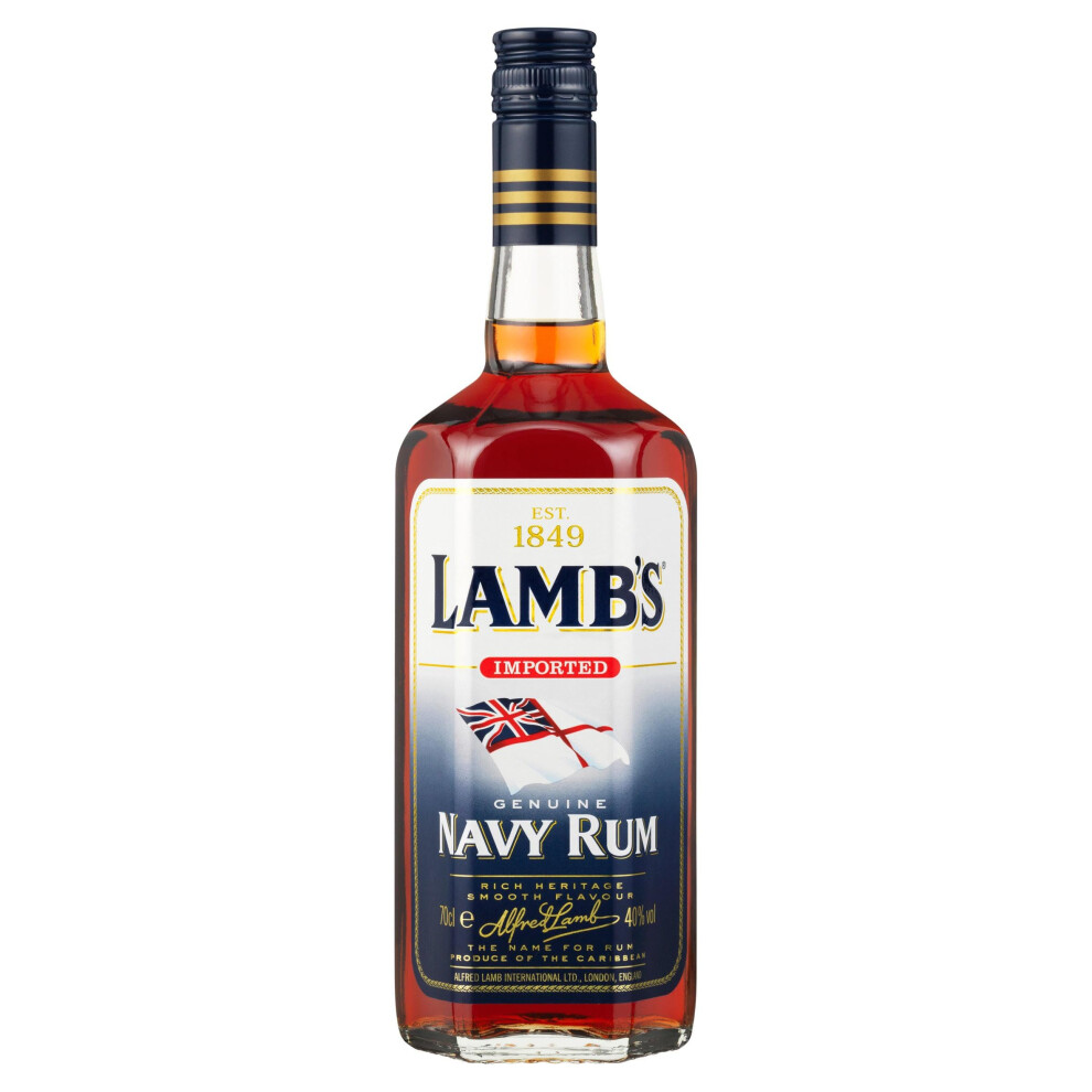 Lambs Lamb's Navy Dark Rum, 70Cl (Packaging May