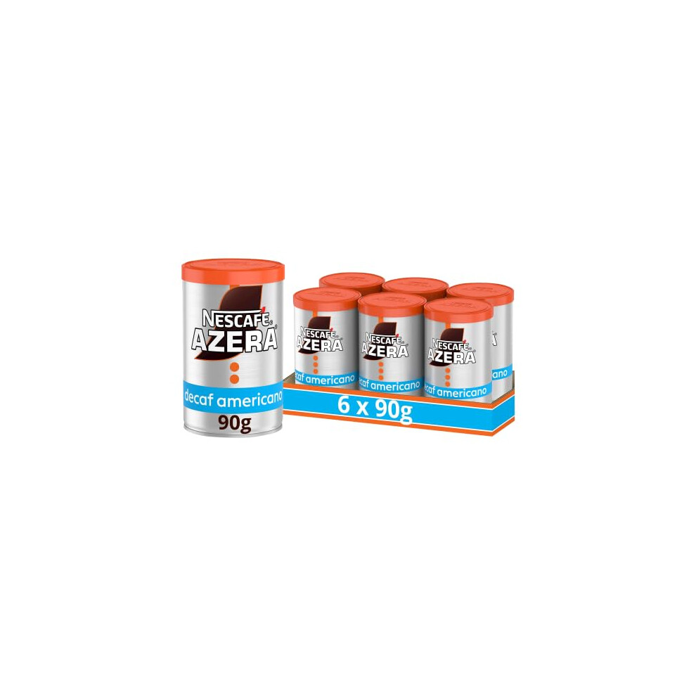 NESCAFÉ Azera Americano Decaff Instant Coffee 90g (Pack of 6) (Packing May Vary)-image-OPC-PR5NQBP-NEW