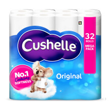 Cushelle Original Toilet Roll 32 Standards Rolls