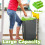30L Biodegradable Bin Liners 100 Bags, 8Gallon/30 3