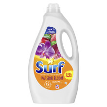 Surf Passion Bloom Laundry Washing Liquid Detergent with a joy-infused fragrance & natural essential oils lasting up to 12 hours in wear for brillian