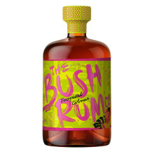 The Bush Rum Co. Tropical Citrus Spiced Rum | Bursting With Natural Tropical & Citrus Fruits | 100% Recycled Bottle | 100% Recyclable Pack| 37.5% ABV
