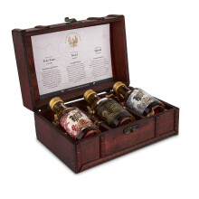 Pirate's Grog Rum Miniatures Gift Set - 3 x 50 ml Bottles | Includes Five Year, No.13 & Spiced | World Rum Award Winner | Aged in Oak Barrels | 37.5%