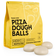 Pizza Dough Balls - Neapolitan 24 x 250g | Italian Pizza Dough Balls - Using Caputo 00 Pizza Flour | Created by Woody Oven