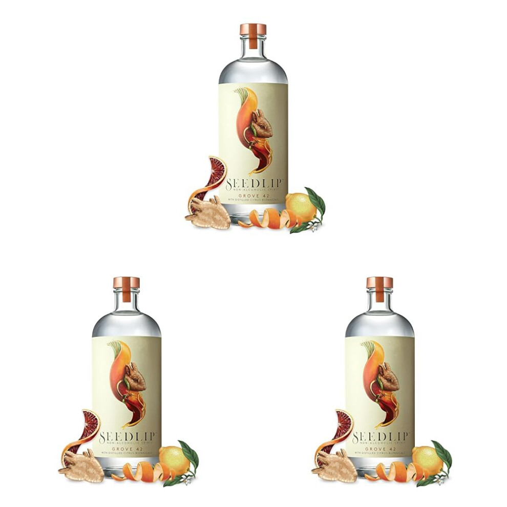 Seedlip Grove 42 | Non-Alcoholic Spirit | With Distilled Citrus Botanicals | 0% Vol | 70Cl | Notes Of | Ginger & Lemon | Enjoy With Cocktail M Orange 77929310