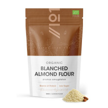Organic Blanched Almond Flour 500g - 100% Pure Spanish Almond Flour Powder - Resealable and Recyclable Pouch by Alpha01