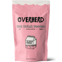 Overherd Oat Milk Powder (8L), Vegan Coffee Creamer Powder for Tea & Coffee, Gluten-Free & Dairy Free Dried Oat Milk, Ideal for Travel, Festivals, Ca