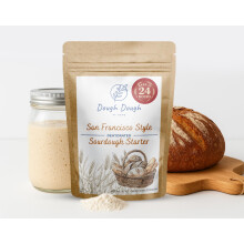 Dehydrated Sourdough Starter San Francisco Sourdough Culture for Artisan Bread, 24 Hour Activation, Easy Kit for Beginners, 15 g Dried Sourdough Star