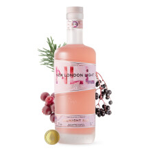 New London Light 'Midnight Sun' | 0% Non-Alcoholic Aperitif, 70cl | Nordic wild coastal berries, fresh kelp and pine flavours | We support 1% for the