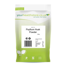 yourhealthstore Psyllium Husk Powder 500g, Extra High Purity, Non Contaminated, No Pesticides, Fine Powder, Gluten Free, Vegan, (Recyclable Pouch)