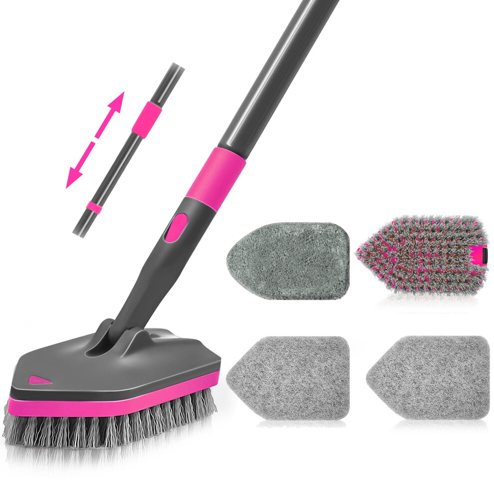 Newe Bathroom Cleaning Brush, Shower Tub Tile
