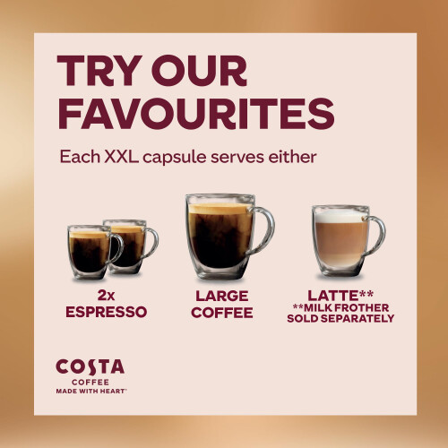 L'OR Costa Smooth Medium Roast XXL Coffee Pods 1