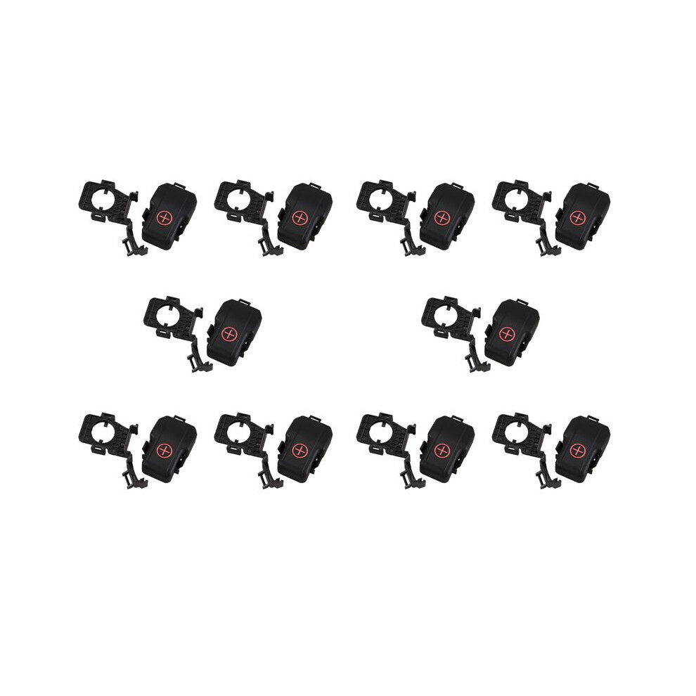 10X Battery Positive Insurance Cover Battery Terminal Cap Cover For Santa Fe 07-09 Hd 91971-2B370 Black 6032328791876