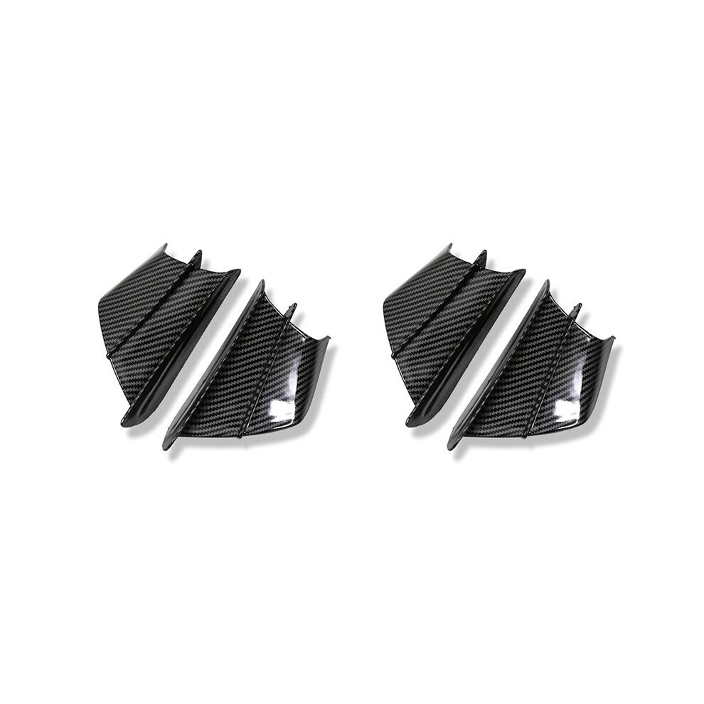 4X Fairing Side Winglet Aerodynamic Wing Deflector Spoiler For 650 400 300 250 H2r Zx-14R Zx-10R Zx-6R 4712088535256