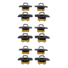 Tie Down Anchors Retractable Truck Bed Top Side D Ring for 1998-2014 F150 1999-2013 1995-2008 RAM,12PCS