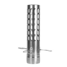 Camping Tent Stove Chimney Parts Firewood Stove Accessories Chimney Tube Stainless Steel Spark Arrestor 7.5x26cm