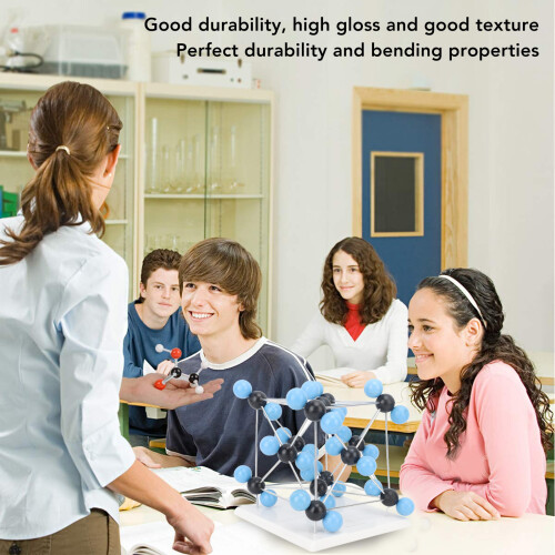 Molecular Model Kit CO2 Carbon & Oxygen Atoms with Bonds for Chemistry Learning 2