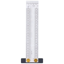 200mm Stainless Steel Marking Scale for Carpenters, Durable & Portable
