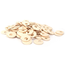 100pcs Light Weight Hand-painted Wooden Earrings for DIY Craft Girls Women