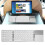 Wireless Foldable Bluetooth Keyboard 64 Keys Touchpad Silver 140mAh 1
