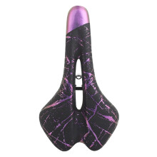 Seat For Bike Printed Road Bike Seat Hollow Structure WearResistant Waterproof For Men Women Road Mountain Compatible