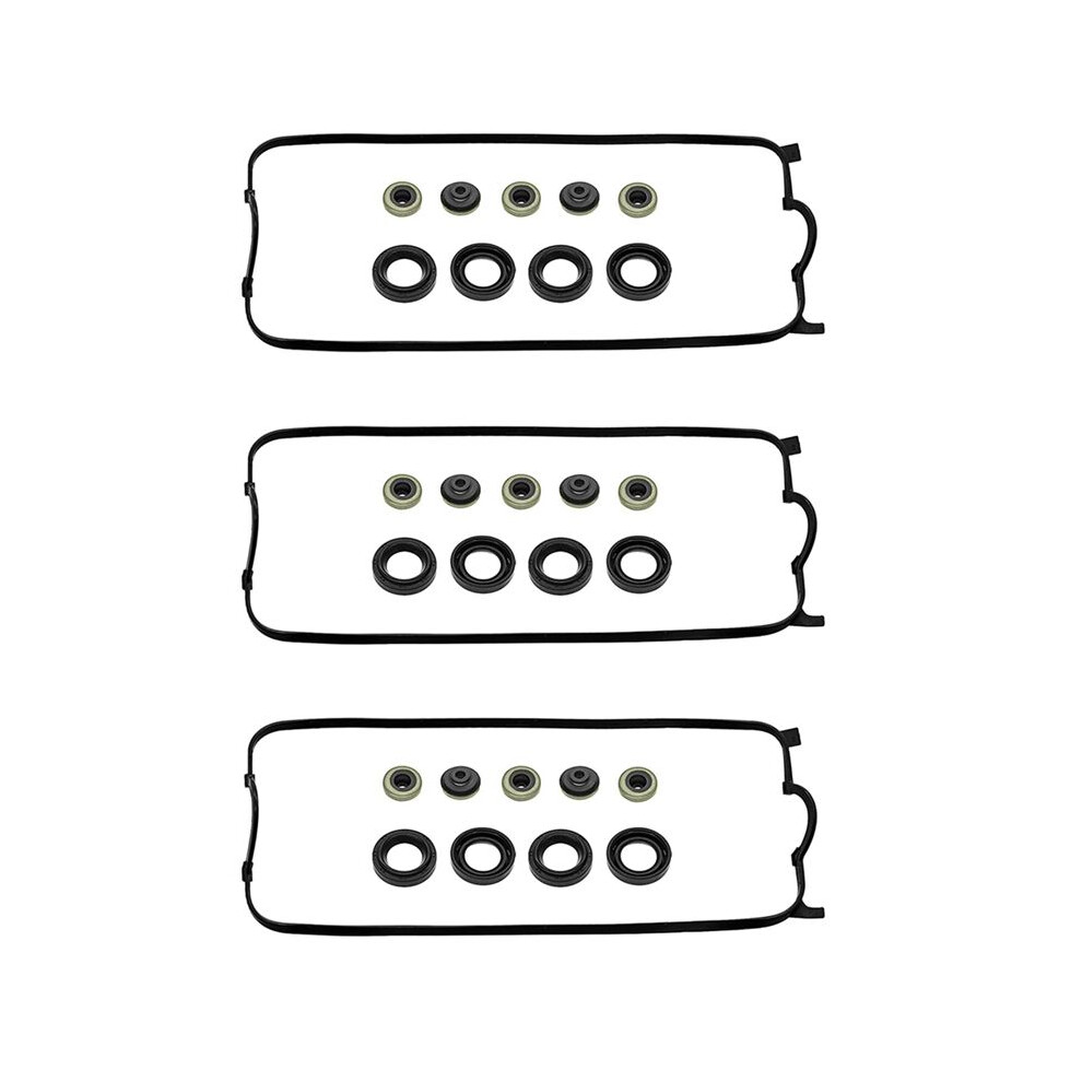 3X Engine Valve Cover Gasket Set 12030-P0a-000 For 1994-2002 Accord 1997-1999 Cl 2.2L 2.3L I4 6031847942158