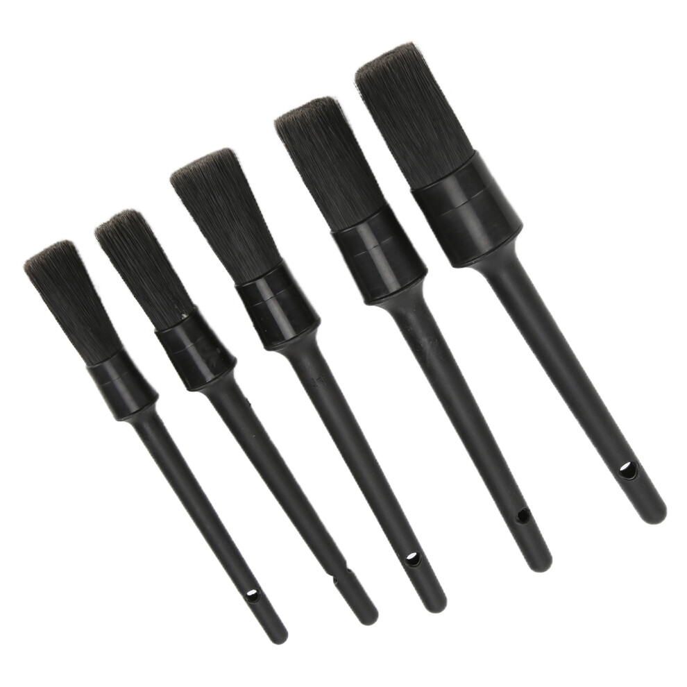 5Pcs Car Detailing Brush Set For Interior, Exterior & Engine Cleaning 9441377411593