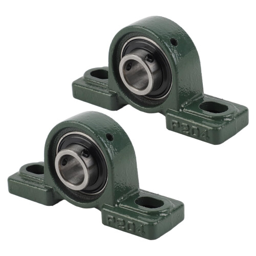Pillow Block Bearing Mounted Unit SelfAligning Cast Iron Shell TwoBolt