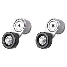 2X 68027611AB Engine Timing Belt Tensioner Wheel for   JK 2.8CRD 2007-2018 Triangular Tensioning Arm