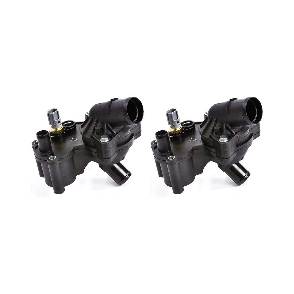 2X Engine Coolant Thermostat Housing With Sensor For Mustang 4.0L 2005-2010 2L2z-8592-Ba 902-210 6032350256633