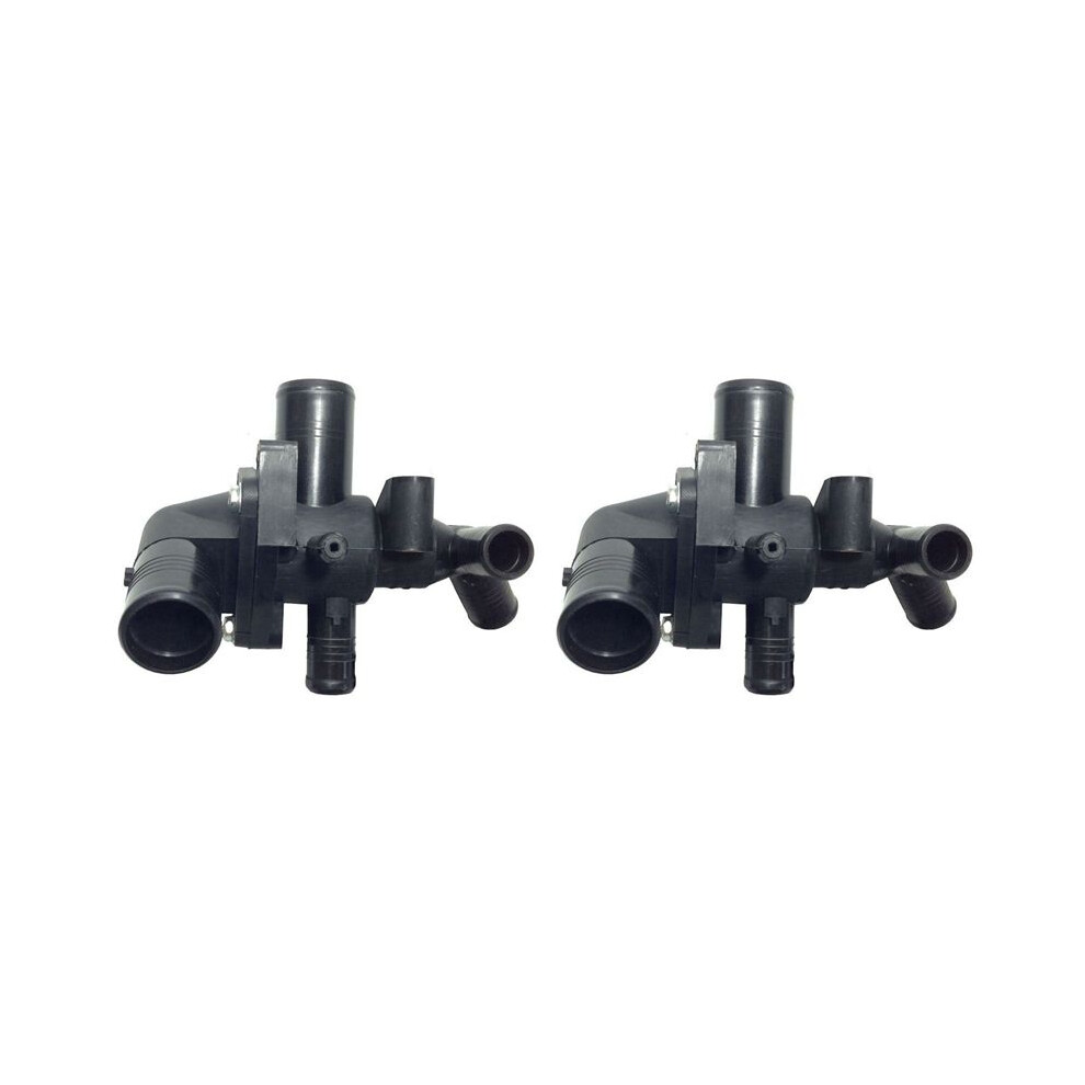 2X For Transit Thermostat Housing 2.4 Mk7 2006 Tdci 6C1q8a586bd 1432394 4713929428232