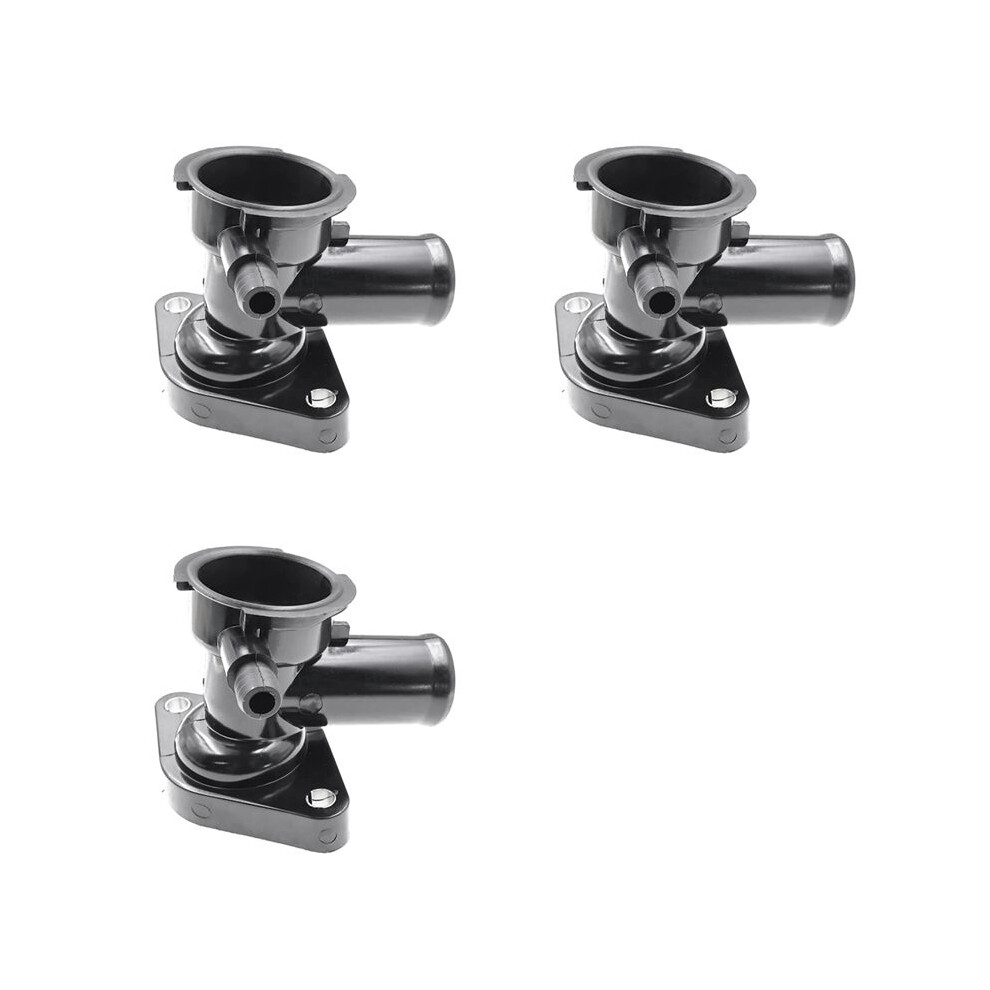 3X 4663501 Radiator Water Outlet Filler Water For Cirrus 1995-2000 Neon 1994-99 Stratus Ja 1995-01 Black 6031636146729