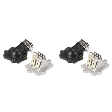 2X Scooters Intake Manifold Reed Valve Assembly for Jog 50 CY50 Jog 50 CG50