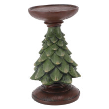 Pillar Candle Holder Christmas Tree Stand AntiFade Finish For Fireplace Mantel Back Length 3565 cm (13.7825.59 in)