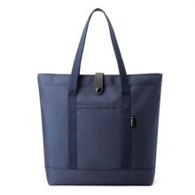 Men's Briefcase Document Bag Blue 35x10x32cm For Carrying Paper Files Professional Office Briefcase