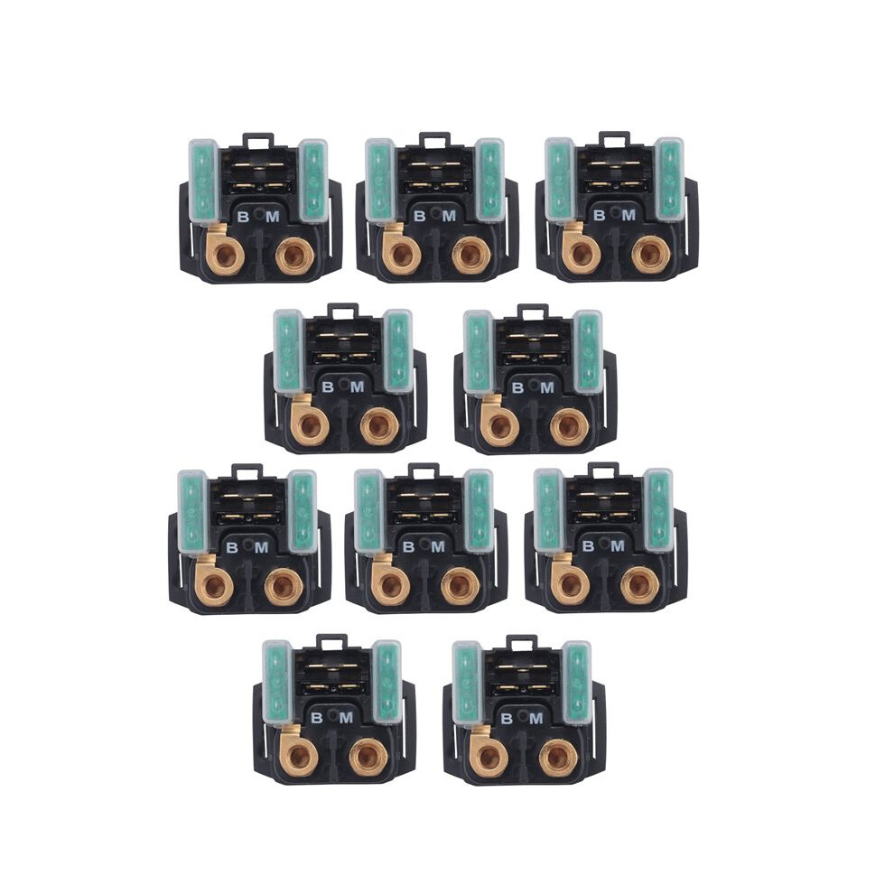 10X Relay Solenoid For Yfm 250 350 400 450 660 1995 Grizzly Bruin Raptor Kodiak 1D0-81940-01-00 6032835004759