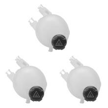 3X 9800777280 Coolant Expansion Tank Bottle with Cap for  207 208 2008 301 Vti  C2 C3 C4 DS3