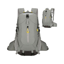 Hiking Backpack Lightweight Reflective Pouch Ergonomic Camping Backpack Laptop Compatible Gray Sling Bag Women Travel