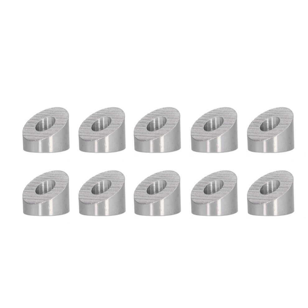 Weatherproof Stainless Steel 10Pcs Beveled Washers 30 Degree 1/8 Inch 4161377414473