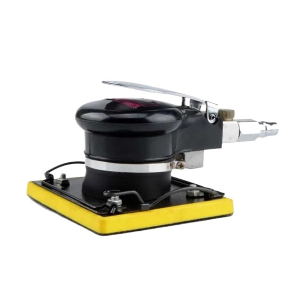 Triangle Pneumatic Sandpaper Machine Flapping Sander Eccentric Sheet Metal Polishing Tool 100110Mm Square Black 9199774214247