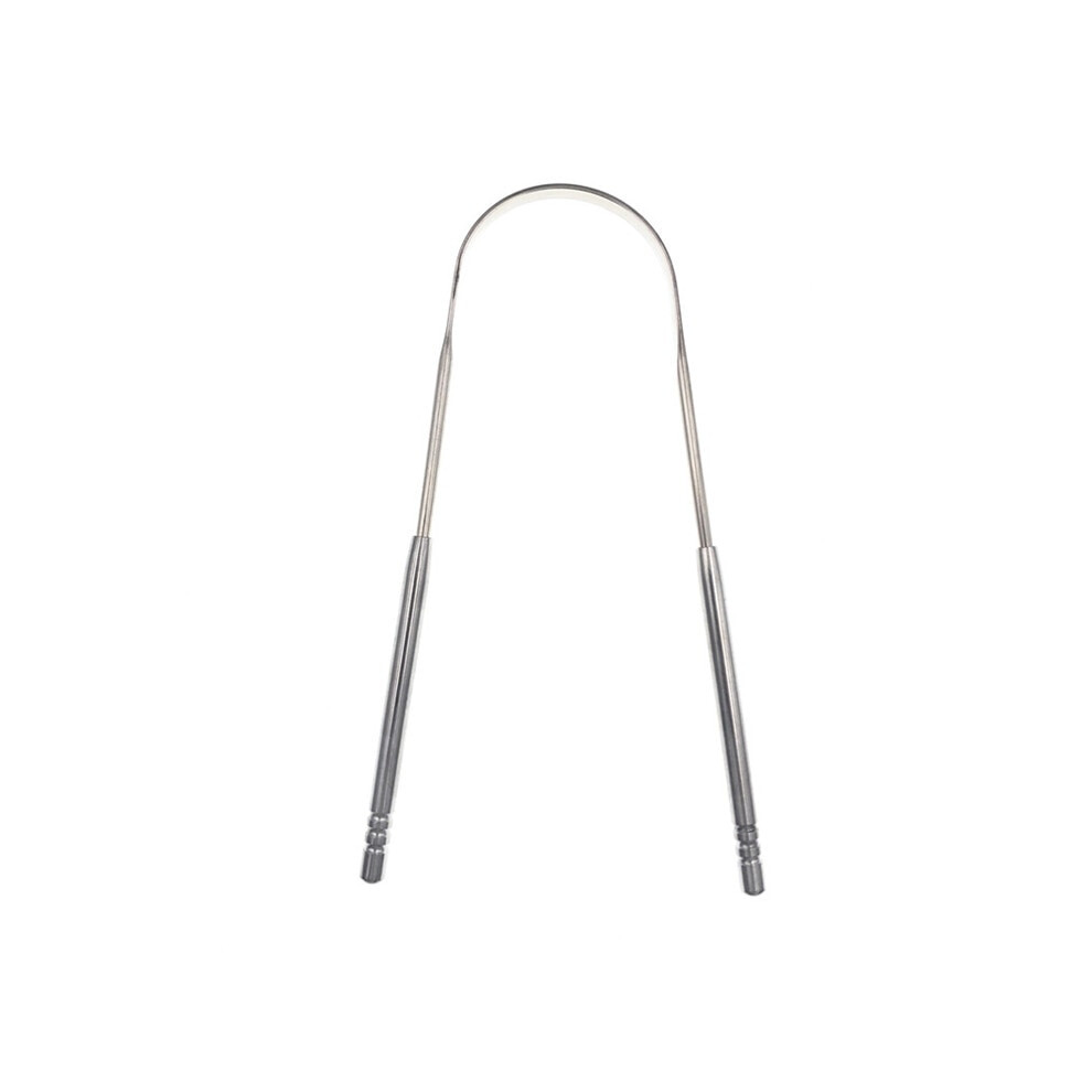 Travel Friendly Stainless Steel Tongue Scraper, Eco-Friendly Materials for Oral Hygiene and Bad Breath Elimination For Halloween Parties