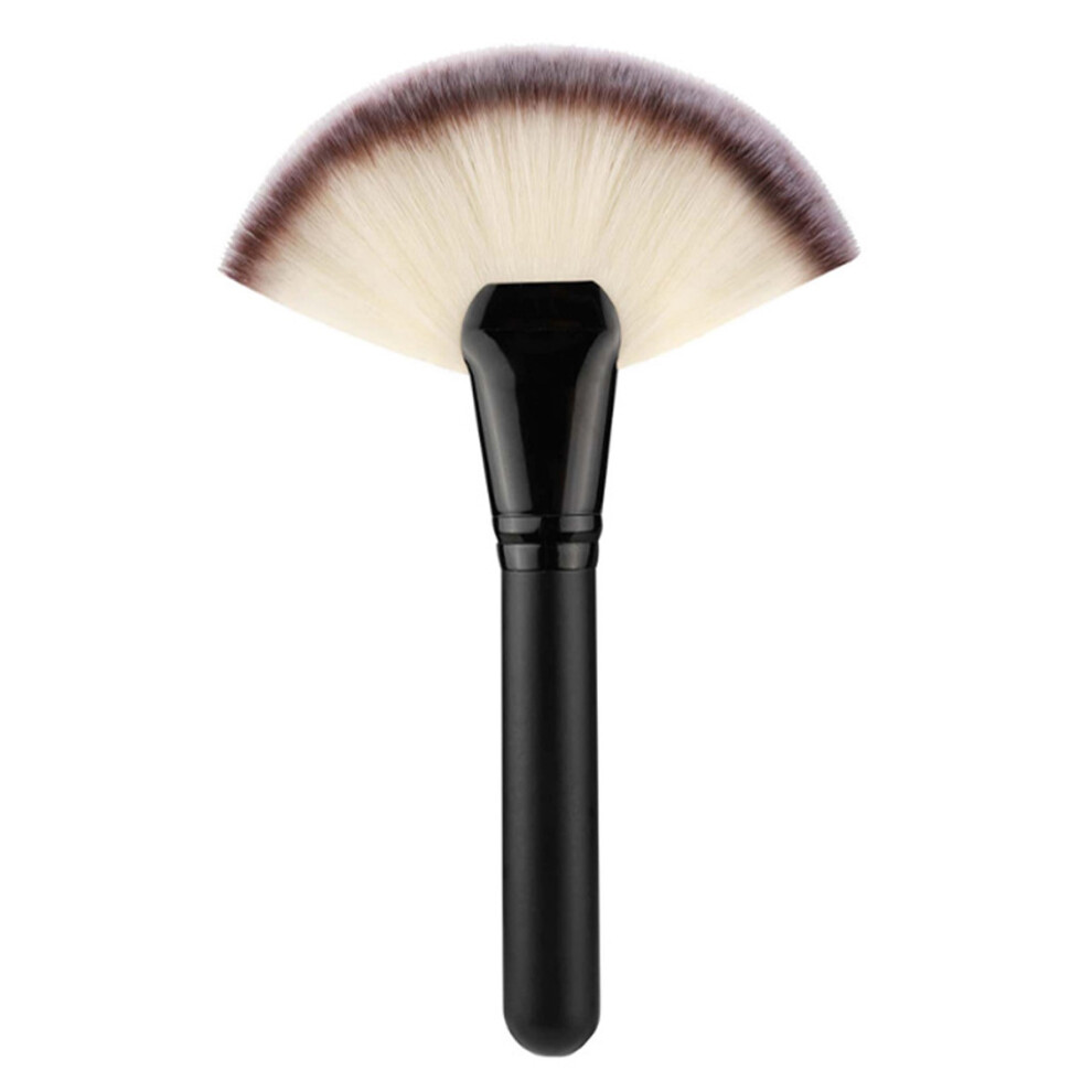 Elegant Make Up Brushes, Fan Top Brush for Hygienic and Precise Makeup Application, Ergonomically Shaped for Comfortable Use, Ultra Soft Brush for