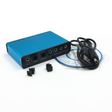 Převodník prostorového zvuku s digitálním optickým zvukem, USB zvuková karta typu Plug and Play pro herní sluchátka, lehký a přenosný,