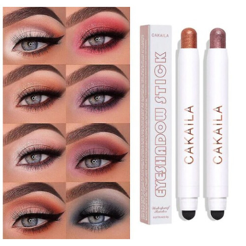 Glittering Gaze: Αδιάβροχο Eyeliner & Σκιά ματιών σε στικ διπλής κεφαλής, Υψηλής Κορεσμού 2