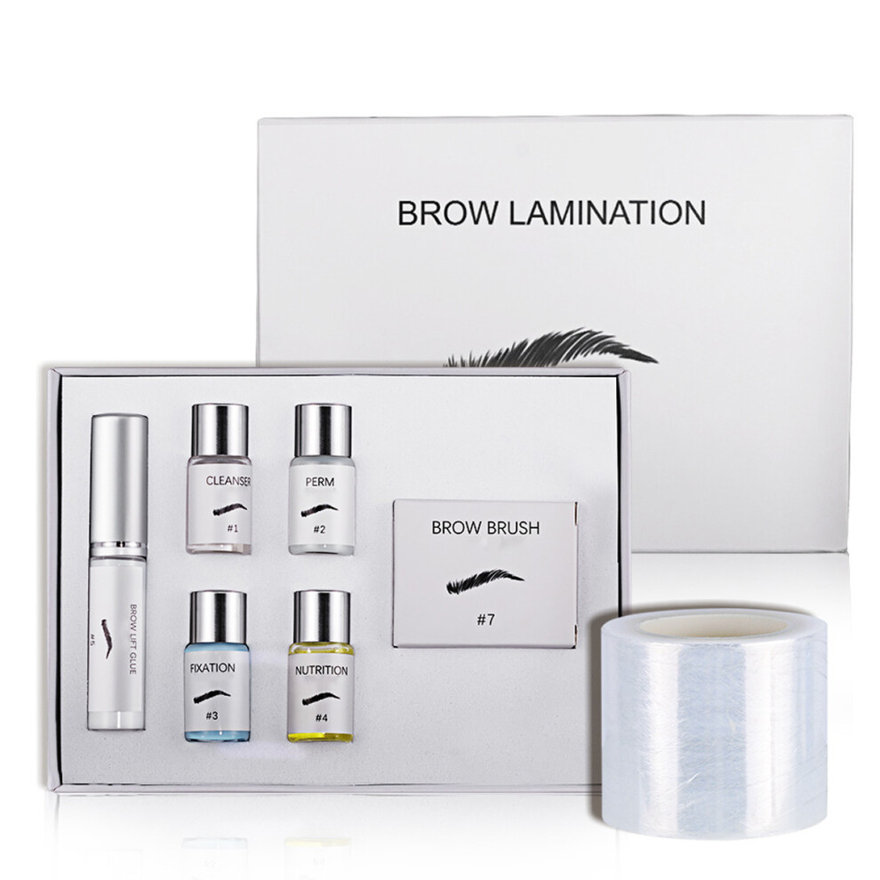 Effortless Brow Lamination Kit, Instant Eyebrow Lift & Keratin Conditioning, Professional Results for Men & Women, Long Lasting Effects, Vegan