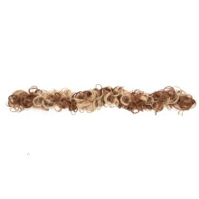 Stijlvolle haarextensies met klemmen, krullende haarstukken met elastisch ontwerp voor comfortabel dragen, synthetisch haar dat hittebestendig,