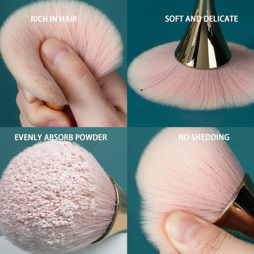 Rose Gold Sensation, Επαγγελματικά Πινέλα Μακιγιάζ για Απρόσκοπτη Εφαρμογή, Δεν Ερεθίζει 2